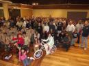 Rotarians and volunteers at the bike assembly